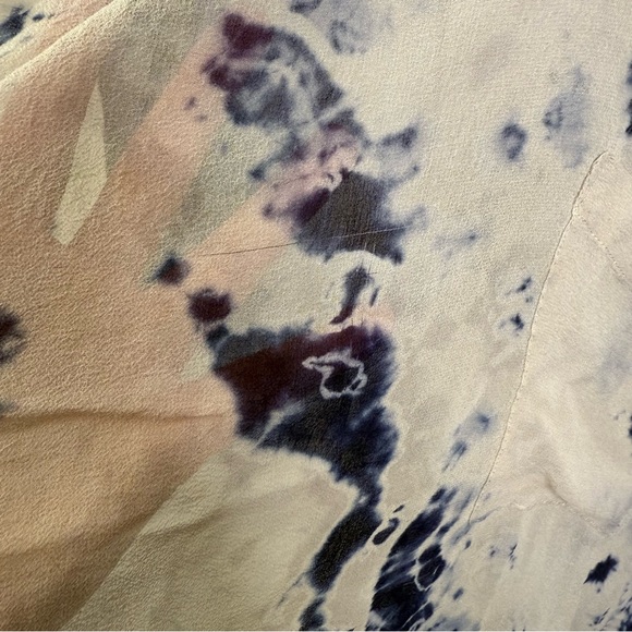 Raquel Allegra Oversized Boxy Silk Top 1 - Picture 5 of 9